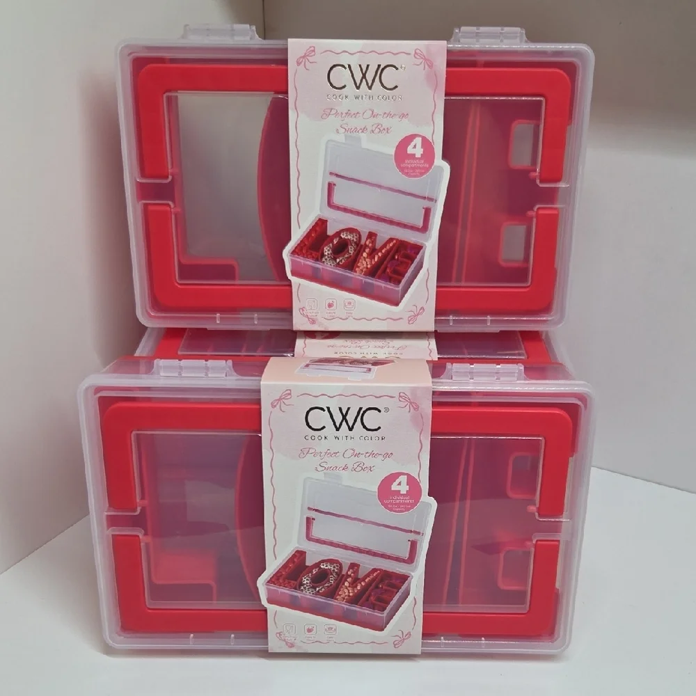 CWC Red LOVE Storage Snack Box (Listing Is For One Box)